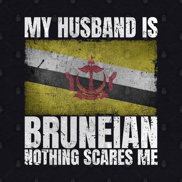 My Husband is Bruneian Flag Gifts for Wife Brunei Bruneian Husband by Smoothbeats